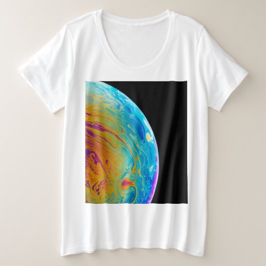美しい星 プラスサイズTシャツ (デザイン正面)