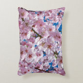 美しい春さくらんぼ花 アクセントクッション (正面(垂直))