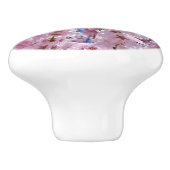 美しい春さくらんぼ花 セラミックノブ (側面)