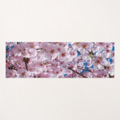 美しい春さくらんぼ花 ヨガマット (正面(横))