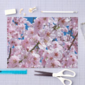 美しい春さくらんぼ花 薄葉紙 (クラフト)