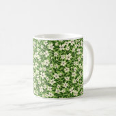 美しい春のカラフルな乙女の野の花 コーヒーマグカップ (正面右)