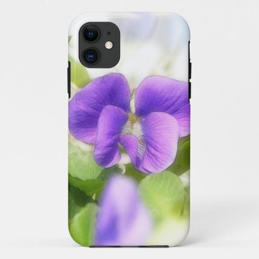美しい春のバイオレット Case-Mate iPhoneケース (裏面)