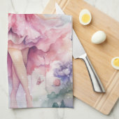 美しい春の妖精 キッチンタオル (四つ折り)