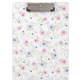 美しい春の水彩花 クリップボード