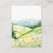 美しい春の結婚景観登録 エンクロージャーカード (裏面)