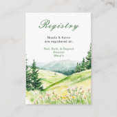 美しい春の結婚景観登録 エンクロージャーカード (正面)