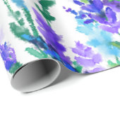 美しい春の花とハチ-飛んでいるスケッチ ラッピングペーパー (ロールコーナー)