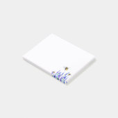 美しい春の花と蜂飛んでいる- ポストイット (アングル)