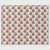 美しい春の花束 ラッピングペーパー (フラット)