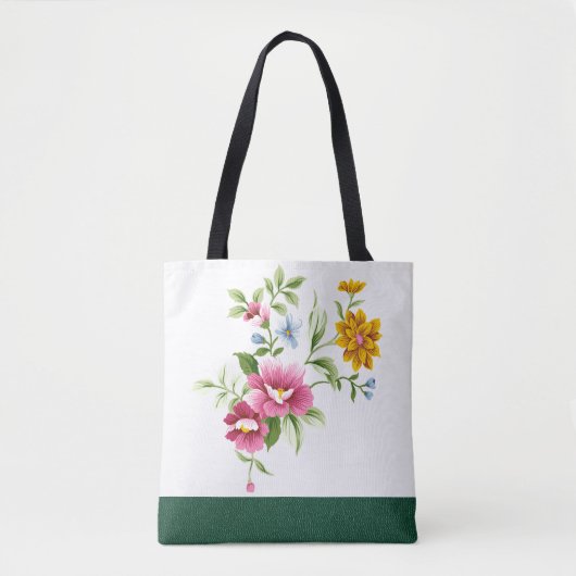 美しい春の花結婚ズトートバッグ トートバッグ (正面)