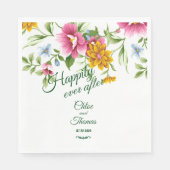 美しい春の花結婚ズ紙ナプキンス スタンダードランチョンナプキン (正面)