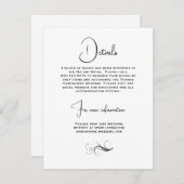 美しい春の花結婚ズ エンクロージャーカード (正面/裏面)