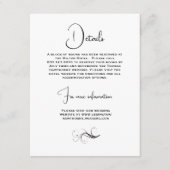 美しい春の花結婚ズ エンクロージャーカード (正面)