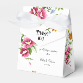 美しい春の花結婚ズ フェイバーボックス