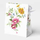 美しい春の花結婚ズ フェイバーボックス (裏面サイド)