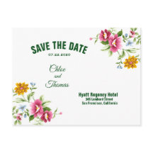 美しい春の花結婚式の日付を保存