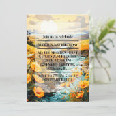 美しい春カントリークリークバースデーパーティー 招待状 (スタンド正面)