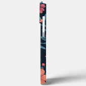 美しい春ピンク&レッドフローラルパターンアート Case-Mate iPhoneケース (裏面 / 左)