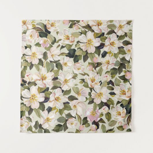 美しい春フローラと花の枝 タペストリー (正面)