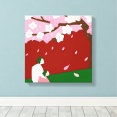 美しい春 キャンバスプリント (インサイチュ (ウッドフロア))