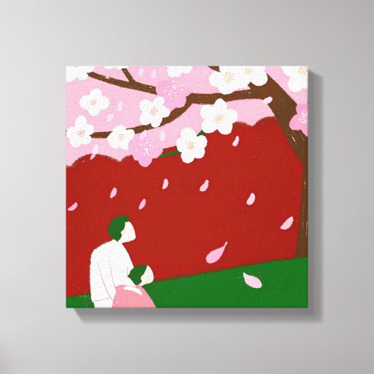 美しい春 キャンバスプリント (正面)