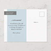 美しい昼下がり写真 案内ポストカード (裏面)