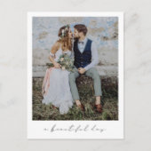 美しい昼下がり写真 案内ポストカード (正面)