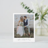 美しい昼下がり写真 案内ポストカード (スタンド正面)