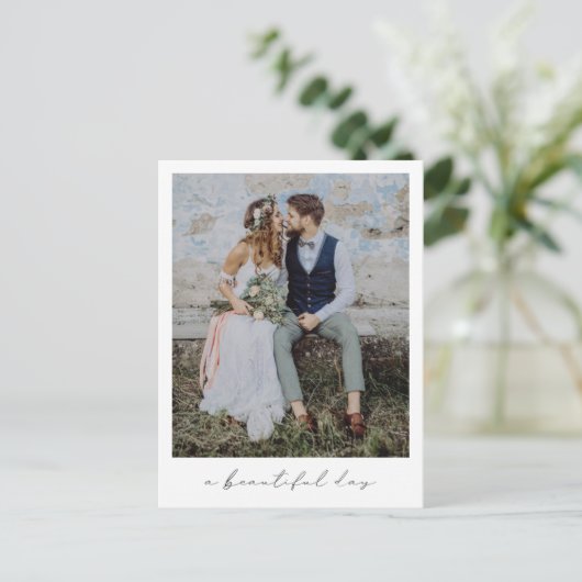 美しい昼下がり写真 案内ポストカード