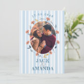 美しい時代のないレトロ結婚式招待状 招待状 (スタンド正面)