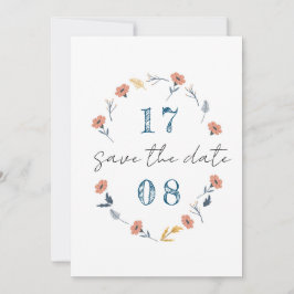 美しい時代を超越したフローラ結婚式招待状 招待状