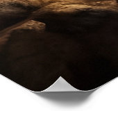 美しい景色の崖から眺める ポスター (角)