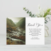 美しい景色の自然写真ありがとう サンキューカード (スタンド正面)