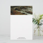 美しい景色の自然写真 便箋 (スタンド正面)