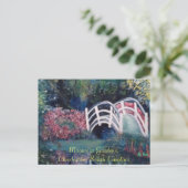 美しい景色を持つポストカード、花橋 ポストカード (スタンド正面)