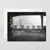 美しい景色を望むロッキングチェアポーチ ポストカード (正面/裏面)