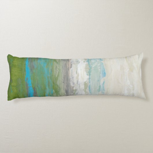 美しい景色を見落とす白い雲 ボディピロー (裏面)