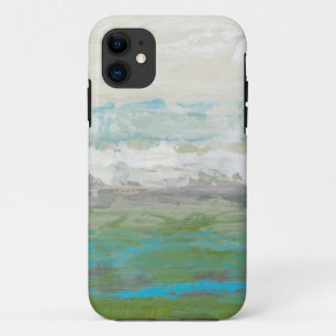 美しい景色を見落とす白い雲 iPhone 11 ケース