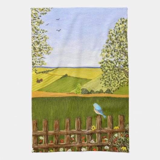 美しい景色 キッチンタオル (縦)