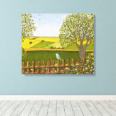 美しい景色 キャンバスプリント (インサイチュ (ウッドフロア))