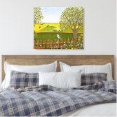 美しい景色 キャンバスプリント (インサイチュ (寝室))