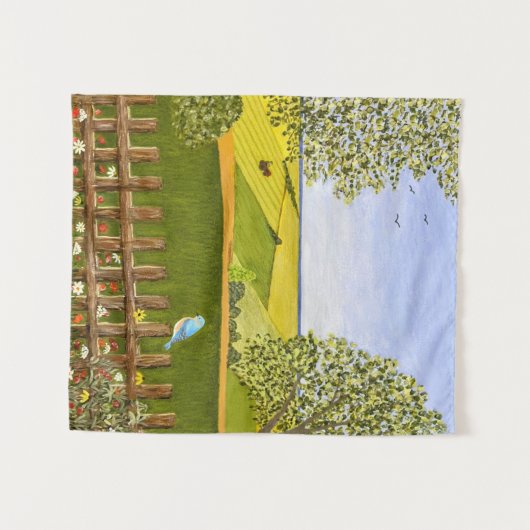 美しい景色 タペストリー (正面(横))