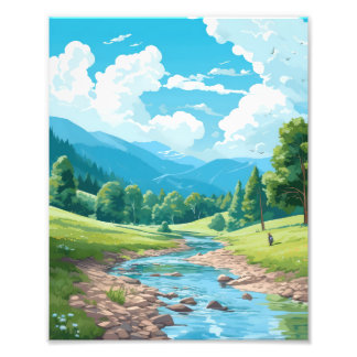 美しい景色 フォトプリント           