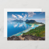 美しい景色 Bohey Dulang Islandのトップ ポストカード (正面/裏面)