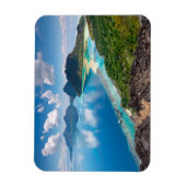 美しい景色 Bohey Dulang Islandのトップ マグネット (縦)