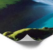 美しい景観マウンテンズウォーターフォール自然 ポスター (角)