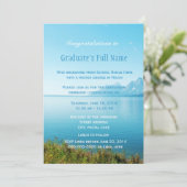 美しい景観写真撮影の卒業 招待状 (スタンド正面)