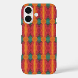 美しい晴れた日の南西部フォークアート iPhone 16ケース