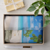 美しい晴れた熱帯のビーチの写真 薄葉紙 (ギフト)